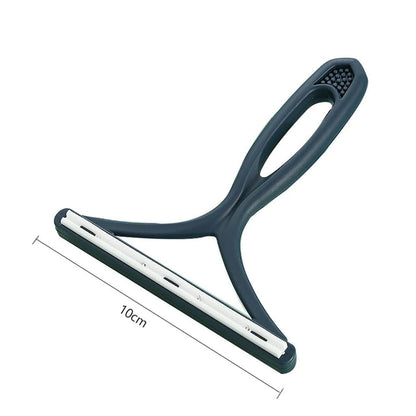 Double-Sided Portable Lint Remover and Pet Hair Brush for Fabrics and Carpets