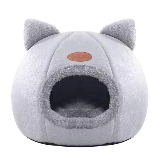 New Deep Sleep Comfort in Winter Cat Bed Iittle Mat Basket Small Dog House Products Pets Tent Cozy Cave Nest Indoor Cama Gato